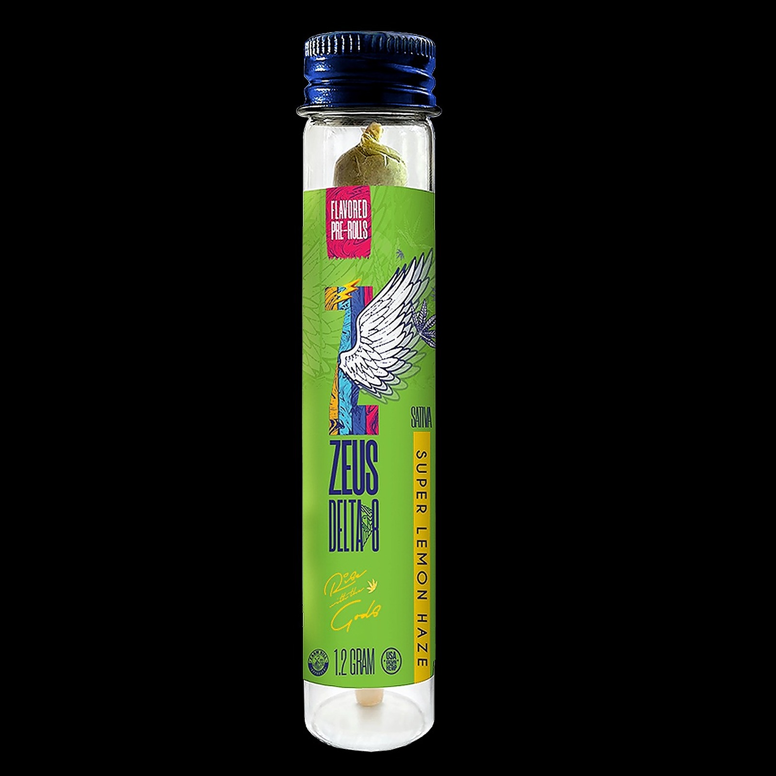 Zeus Delta 8 Pre-rolls 1.2g - Super Lemon Haze